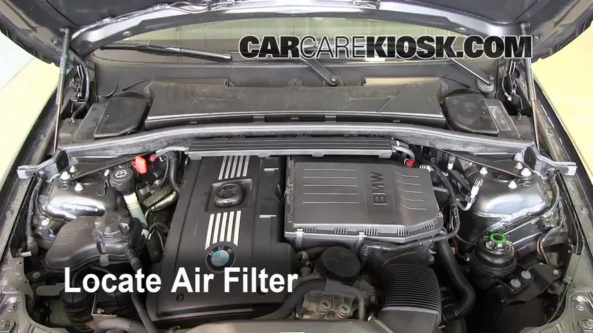 2009 BMW 135i 3.0L 6 Cyl. Turbo Coupe Filtre à air (intérieur) Changement